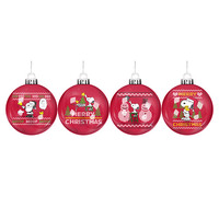 Snoopy - Christmas Baubles Set of 4