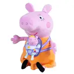 Peppa Pig Plush - Mummy Pig with Evie