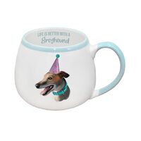 Painted Pet Mugs by Splosh - Greyhound
