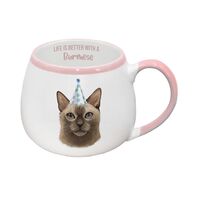 Painted Pet Mugs by Splosh - Burmese