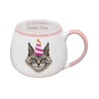 Painted Pet Mugs by Splosh - Maine Coon