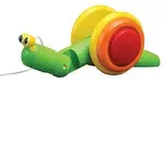 PlanToys Push & Pull - Pull-Along Snail 