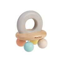 PlanToys Baby Toys - Bell Rattle - Pastel