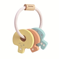 PlanToys Baby Toys - Key Rattle - Pastel