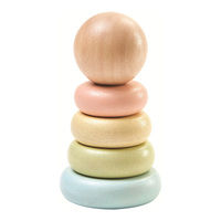 PlanToys Baby Toys - First Stacking Ring - Pastel