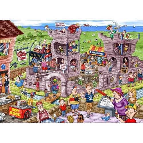 Wasgij? Puzzle 1000pc - Back To - #2 A 14th Century Castle Puzzle