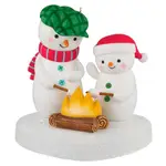 2025 Hallmark Keepsake Ornament - Roasting Marshmallows Snowman Musical