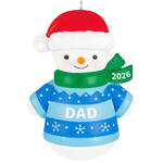 2026 Hallmark Keepsake Ornament - Dad Snowman