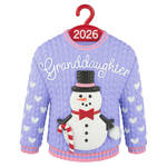 2026 Hallmark Keepsake Ornament - Granddaughter Snowman Sweater