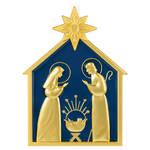 2026 Hallmark Keepsake Ornament - God So Loved the World Nativity Metal