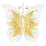 2026 Hallmark Keepsake Ornament - 10th Anniversary Brilliant Butterflies Porcelain and Metal