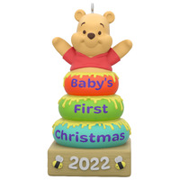 2022 Hallmark Keepsake Ornament - Disney Winnie the Pooh Baby's First Christmas