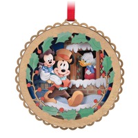 2023 Hallmark Keepsake Ornament - Disney Mickey's Christmas Carol 40th Anniversary Papercraft