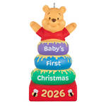 2026 Hallmark Keepsake Ornament - Disney Winnie the Pooh Baby's First Christmas
