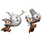 2024 Hallmark Keepsake Ornament - Disney Chip and Dale Up To Snow Good (Set of 2)
