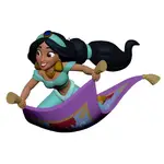 2025 Hallmark Keepsake Ornament - Disney Aladdin Jasmine's Magic Carpet Ride