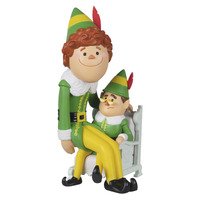 2022 Hallmark Keepsake Ornament - Elf Papa Elf and Buddy the Elf