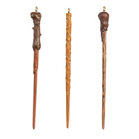 2022 Hallmark Keepsake Ornament - Harry Potter Wizarding Wands Metal Set of 3