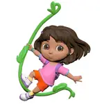 2025 Hallmark Keepsake Ornament - Dora the Explorer Swinging into Adventure