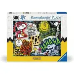 Ravensburger Puzzle 500pc - Peanuts Graffiti