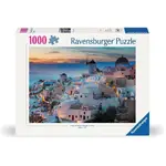Ravensburger Puzzle 1000pc - Evening in Santorini Cinque Terre