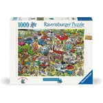 Ravensburger Puzzle 1000pc - Holiday Resort No. 1: The Campsite