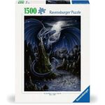 Ravensburger Puzzle 1500pc - The Black and Blue Dragon