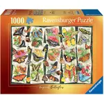 Ravensburger Puzzle 1000pc - Tropical Butterflies