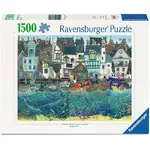 Ravensburger Puzzle 1500pc - A Bustling Fantasy Port