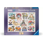 Ravensburger Puzzle 1000pc - Crazy Cats Calendar