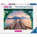 Ravensburger Puzzle 1000pc - Romantic Footbridge at Lac d'Annecy