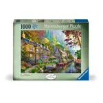 Ravensburger Puzzle 1000pc - Down Lane No. 6: Canal Side Lane