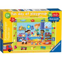 Ravensburger Puzzle 16pc - Fun Day At Playgroup My First Floor Puzzle