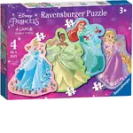 Ravensburger Puzzle 10,12,14,16pc - Disney Princess Loving Life Large Shaped Puzzle