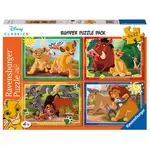 Ravensburger Puzzle 4x42pc - Disney The Lion King Bumper Pack