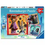 Ravensburger Puzzle 3x49pc - Disney Zootopia 2