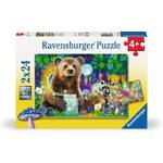 Ravensburger Puzzle 2x24pc - Lovable Woodland Friends