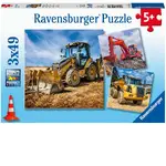 Ravensburger Puzzle 3 x 49pc - Digger at Work