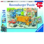 Ravensburger Puzzle 2 x 24pc - Working Trucks