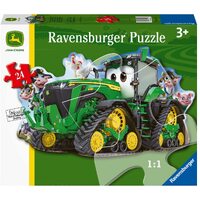 Ravensburger Puzzle 24pc - John Deere Tractor Shaped Floor Puzzle