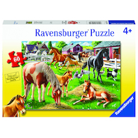 Ravensburger Puzzle 60pc - Happy Horses