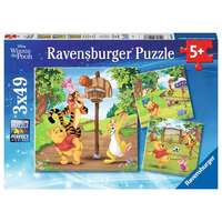 Ravensburger Puzzle 3x49pc - Disney Winnie the Pooh - Sports Day