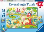 Ravensburger Puzzle 2 x 12pc - My Dino Friends
