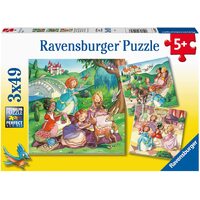 Ravensburger Puzzle 3 x 49pc - Little Princesses