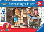 Ravensburger Puzzle 3 x 49pc - Pinocchio And Friends
