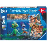 Ravensburger Puzzle 3x49pc - Disney Pixar Luca - Lucas Adventure