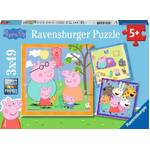 Ravensburger Puzzle 3x49pc - Peppa Pig Peppa's Family and Friends