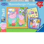 Ravensburger Puzzle 3x49pc - Peppa Pig Peppa's Family and Friends