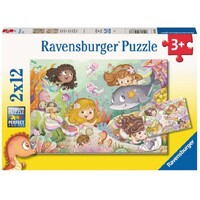 Ravensburger Puzzle 2x24pc - Fairies and Mermaids