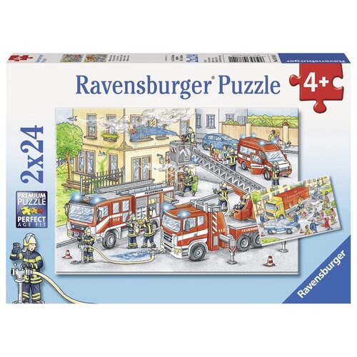 Ravensburger Puzzle 2 x 24pc - Heroes in Action